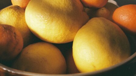 citrus fruits in basket